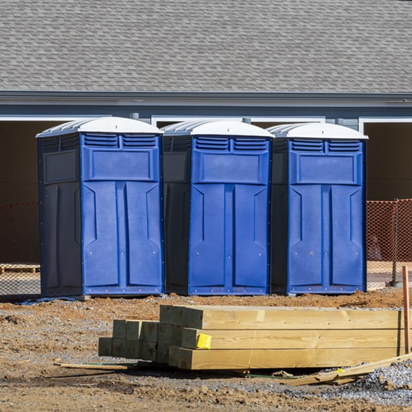 do you offer hand sanitizer dispensers inside the porta potties in Perkinsville New York